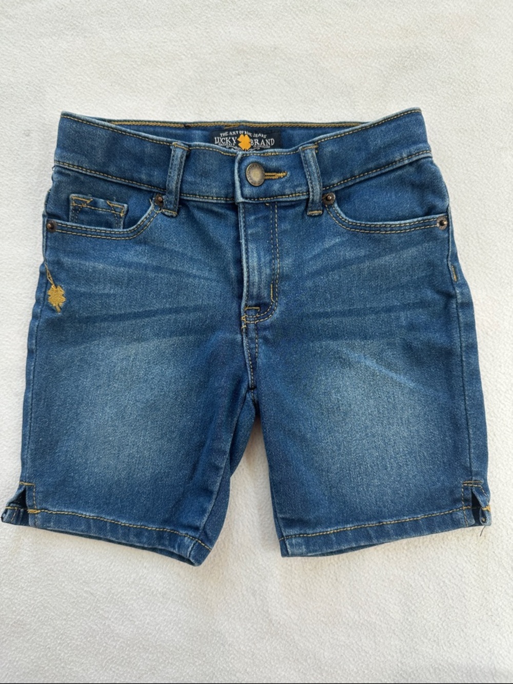 Lucky Brand Girls Blue Denim Shorts